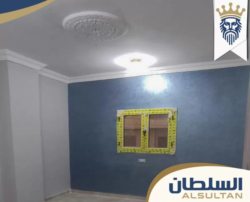 صبغ جدران داخلي بألوان عصرية مع تنفيذ دهانات دقيقة وتشطيب متقن للمساحات السكنية.